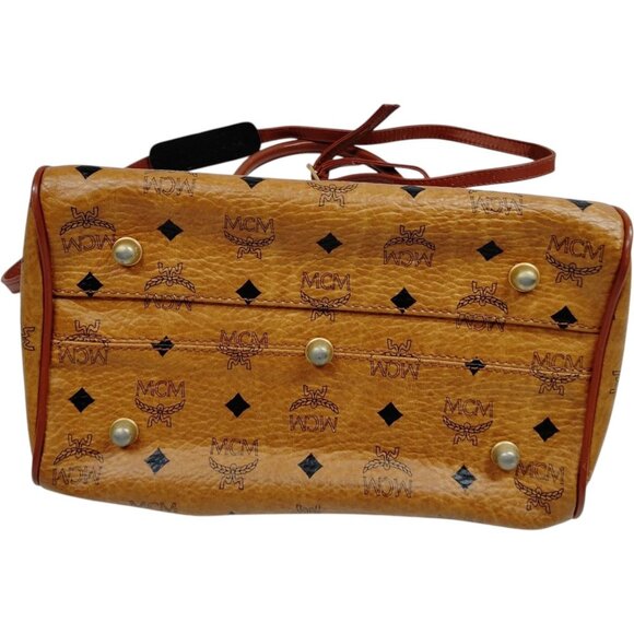 (L3) MCM Crossbody Bag Brown PVC - Picture 4 of 9